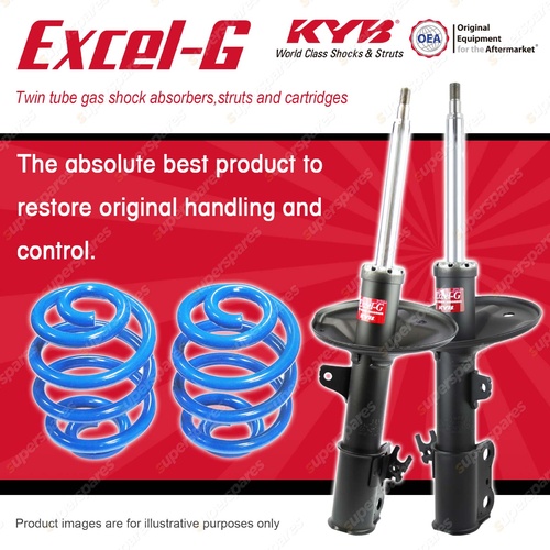 Front KYB EXCEL-G Shock Absorbers Super Low Coil Springs for TOYOTA Camry MCV20R