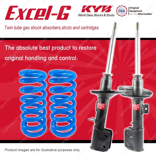 Front KYB EXCEL-G Shock Absorbers Sport Low Coil Springs for HOLDEN Commodore VZ