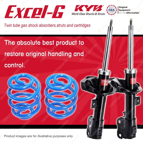 Front KYB EXCEL-G Shocks Sport Low Coil Springs for MITSUBISHI Lancer CJ