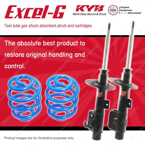 Front KYB EXCEL-G Shocks Sport Low Coil Springs for HOLDEN Commodore VE