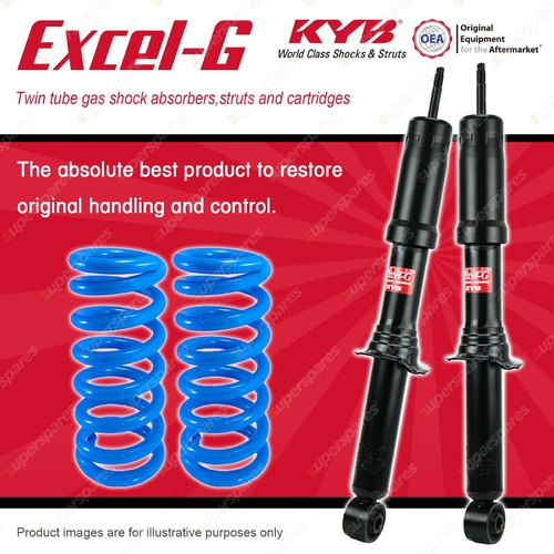 Front KYB EXCEL-G Shock Absorbers + Raised Coil for HOLDEN Colorado RG