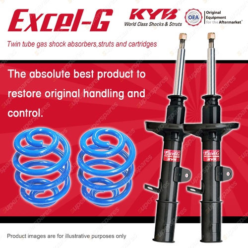 Front KYB EXCEL-G Shocks Sport Low Coil Springs for HONDA Prelude AB BA3