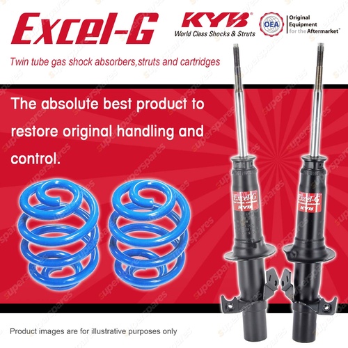 Front KYB EXCEL-G Shock Absorbers Sport Low Coil Springs for HONDA Civic CRX ED