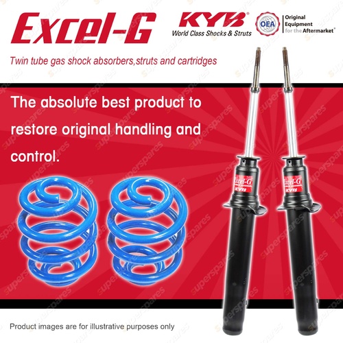 Front KYB EXCEL-G Shocks Sport Low Coil Springs for MITSUBISHI Galant HJ