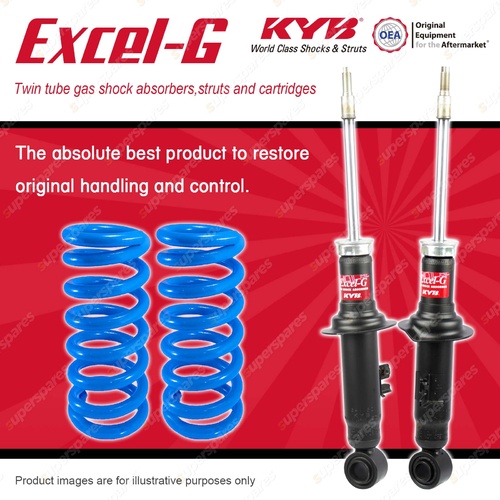 Front KYB EXCEL-G Shock Absorbers + Standard Coil Springs for NISSAN 300ZX Z32