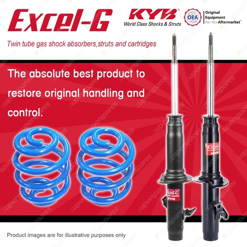 Front KYB EXCEL-G Shock Absorbers + Sport Low Coil Springs for HONDA Accord CB9