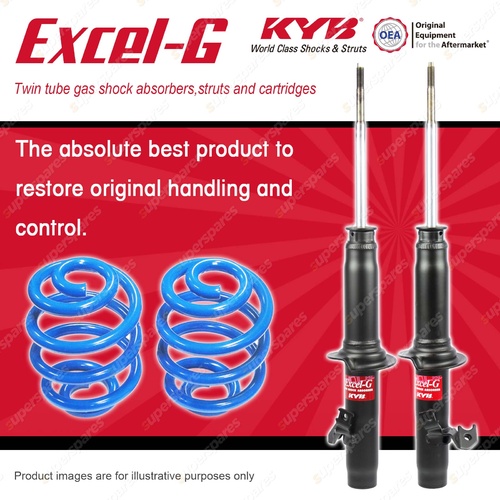 Front KYB EXCEL-G Shock Absorbers + Sport Low Coil Springs for HONDA Accord CE1