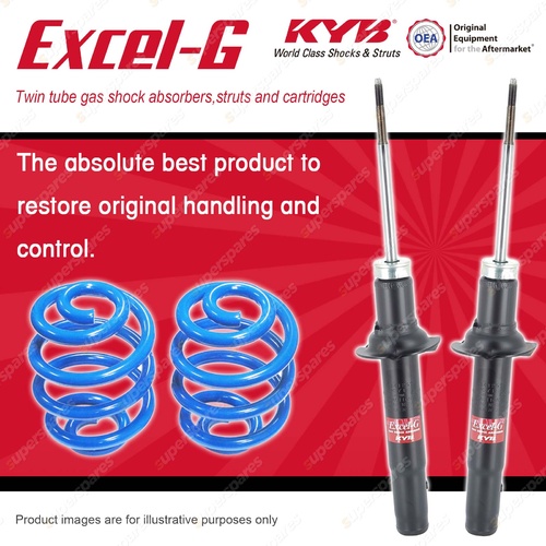 Front KYB EXCEL-G Shock Absorbers + Sport Low Coil Springs for HONDA Accord CG