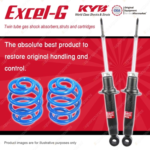 Front KYB EXCEL-G Shock Absorbers Sport Low Coil Springs for NISSAN Skyline R33