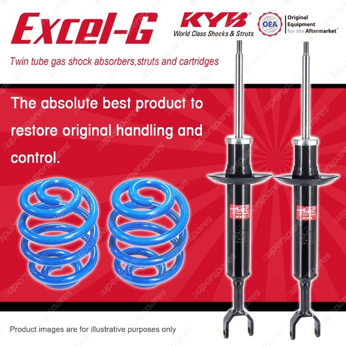 Front KYB EXCEL-G Shocks Sport Low Coil Springs for VOLKSWAGEN Passat 3B ADR