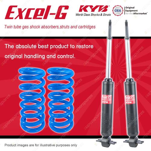 Front KYB EXCEL-G Shocks Raised Coil Springs for HOLDEN Holden EJ EH HD HR