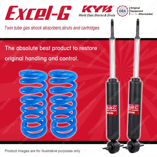 Front KYB EXCEL-G Shock Absorbers + Standard Coil Springs for MAZDA B2000