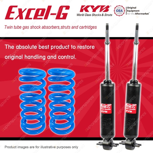 Front KYB EXCEL-G Shock Absorbers + Standard Coil Springs for HOLDEN Torana LX