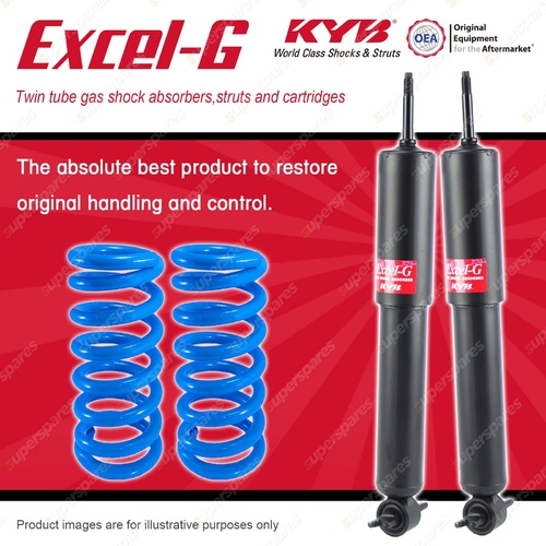 Front KYB EXCEL-G Shocks Coil Springs for MITSUBISHI Triton ME MF MG MH MJ