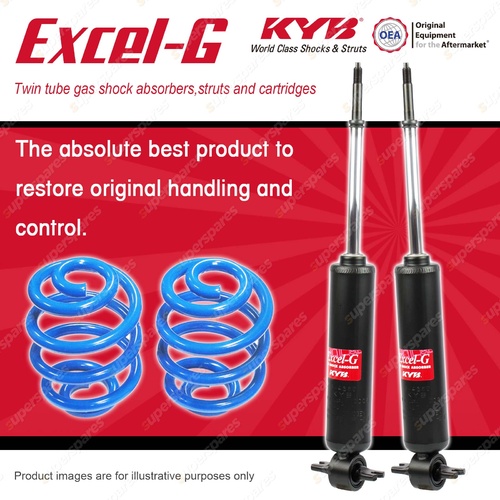 Front KYB EXCEL-G Shocks Sport Low Coil Springs for MITSUBISHI Triton MK