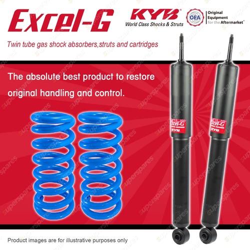 Front KYB EXCEL-G Shock Absorbers + Standard Coil Springs for MAZDA E2000 SH