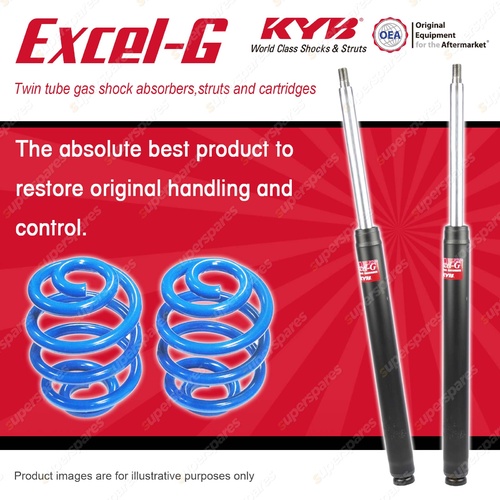 Front KYB EXCEL-G Shock Absorbers + Sport Low Coil Springs for MAZDA RX7 I