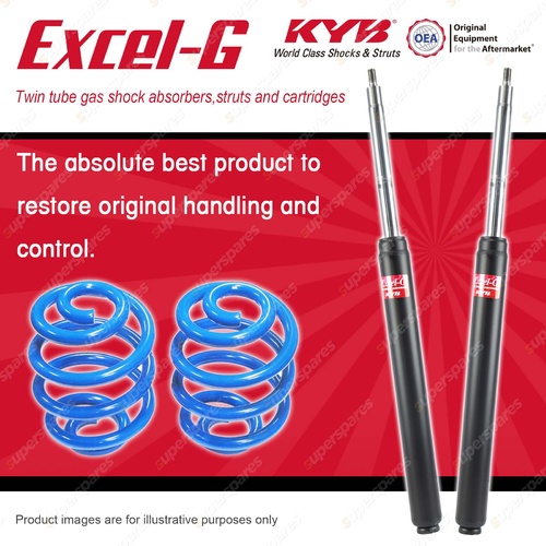 Front KYB EXCEL-G Shock Absorbers + Sport Low Coil Springs for NISSAN 1600 510