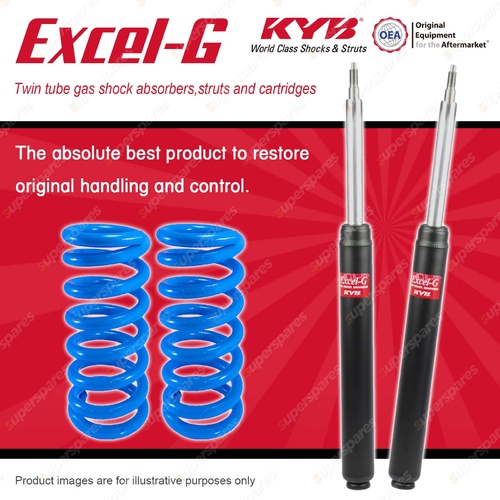 Front KYB EXCEL-G Shock Absorbers + Standard Coil Springs for DAEWOO 1.5i