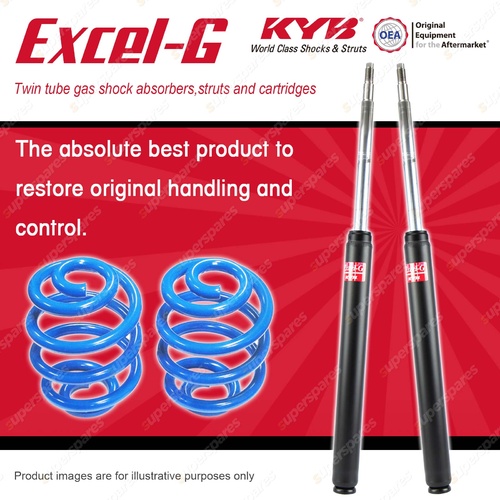 Front KYB EXCEL-G Shock Absorbers + Sport Low Coil Springs for VOLVO 740 940