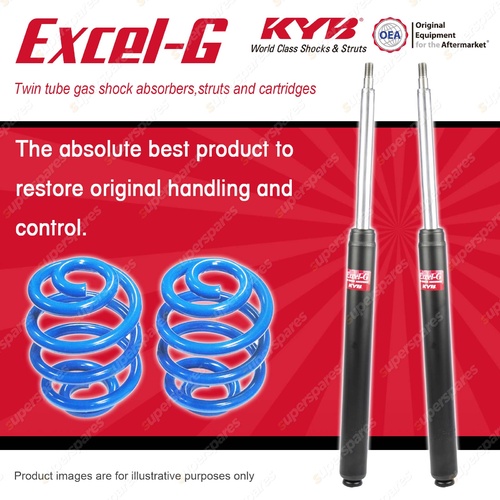 Front KYB EXCEL-G Shock Absorbers + Sport Low Coil Springs for TOYOTA Supra MA61