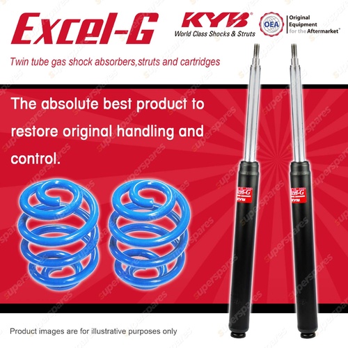 Front KYB EXCEL-G Shock Absorbers Sport Low Coil Springs for NISSAN Pintara R31