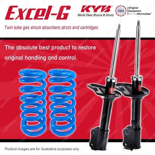 Rear KYB EXCEL-G Shock Absorbers + Standard Coil Springs for HYUNDAI Accent LC