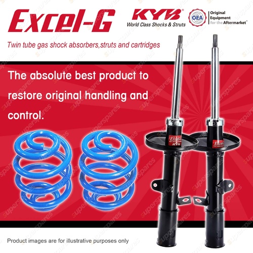 Rear KYB EXCEL-G Shock Absorbers + Coil Springs for TOYOTA Corolla AE101R AE102R