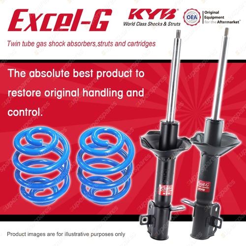 Rear KYB EXCEL-G Shocks Sport Low Coil Springs for DAIHATSU Charade G202