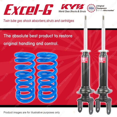 Rear KYB EXCEL-G Shock Absorbers + Standard Coil Springs for FORD Falcon AU FWD