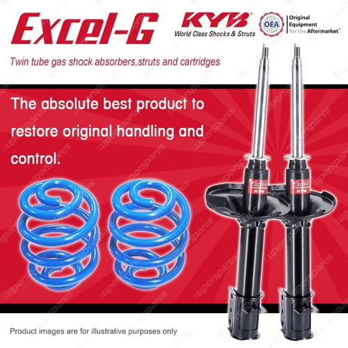 Rear KYB EXCEL-G Shocks Super Low Coil Springs for FORD Telstar AT