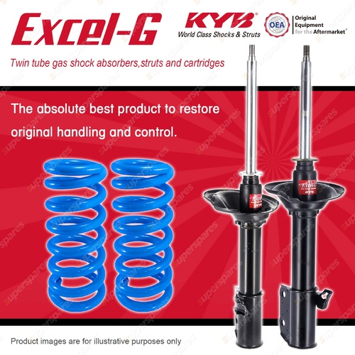 Rear KYB EXCEL-G Shock Absorbers + Standard Coil Springs for SUBARU Liberty BG7