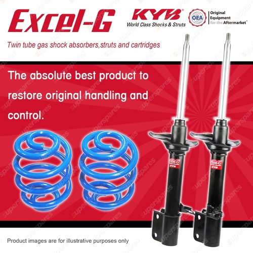 Rear KYB EXCEL-G Shock Absorbers + Sport Low Coil Springs for SUBARU Liberty BG6