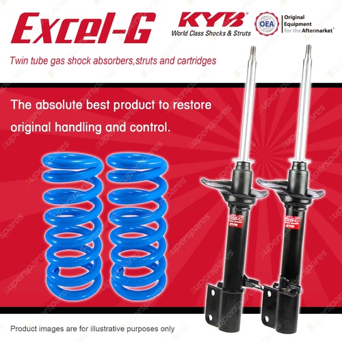 Rear KYB EXCEL-G Shock Absorbers + Standard Coil Springs for SUBARU Liberty BG6