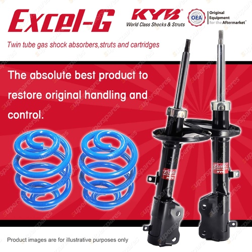 Rear KYB EXCEL-G Shocks Sport Low Coil Springs for TOYOTA Corolla AE112R