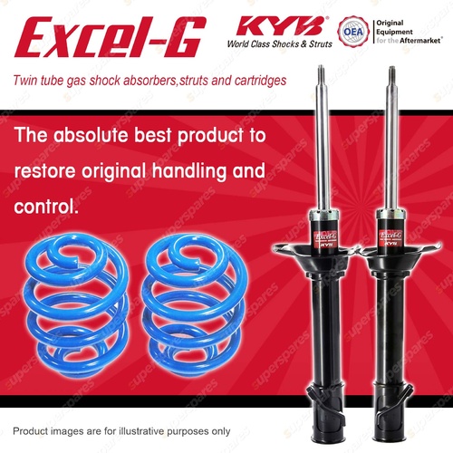 Rear KYB EXCEL-G Shock Absorbers Super Low Coil Springs for SUBARU Forester SG9