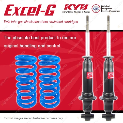 Rear KYB EXCEL-G Shock Absorbers + Raised Coil for HOLDEN Commodore VE FWD