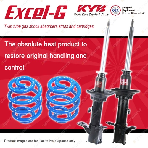 Rear KYB EXCEL-G Shock Absorbers + Super Low Coil for NISSAN Pulsar N14