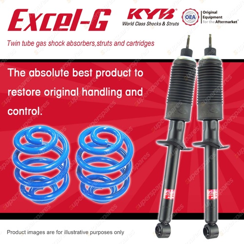 Rear KYB EXCEL-G Shock Absorbers + Sport Low Coil Springs for NISSAN 280ZX S130