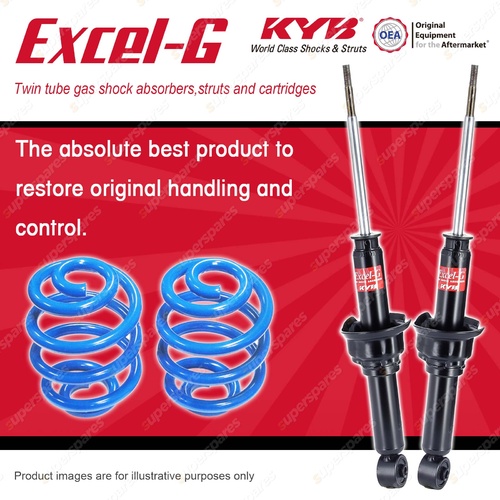 Rear KYB EXCEL-G Shock Absorbers + Super Low Coil for HONDA Civic CRX ED