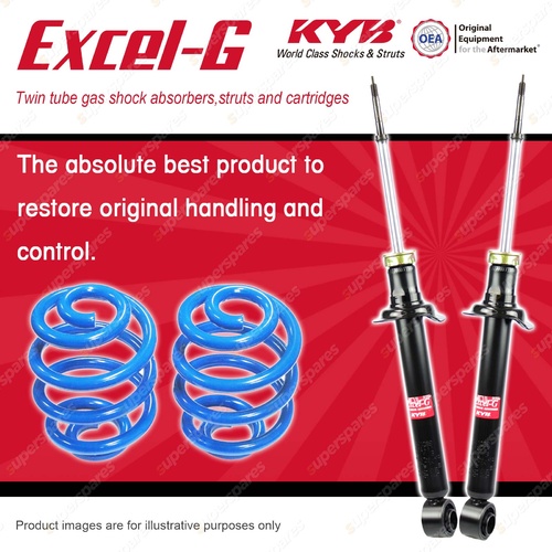 Rear KYB EXCEL-G Shock Absorbers + Sport Low Coil Springs for NISSAN Silvia S13