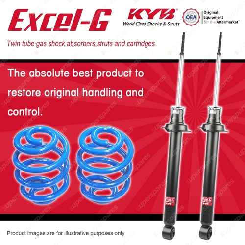 Rear KYB EXCEL-G Shock Absorbers + Sport Low Coil Springs for NISSAN Skyline R33