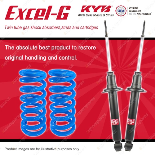 Rear KYB EXCEL-G Shock Absorbers + Coil Springs for MITSUBISHI Magna TE TF TH TJ