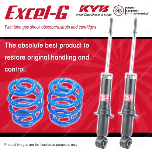 Rear KYB EXCEL-G Shocks Sport Low Coil Springs for TOYOTA Corolla ZZE122R