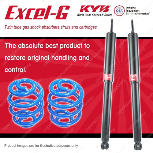 Rear KYB EXCEL-G Shocks Sport Low Coil Springs for TOYOTA Corolla AE70 AE71