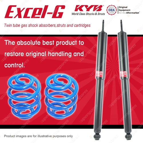 Rear KYB EXCEL-G Shock Absorbers + Sport Low Coil Springs for DAEWOO 1.5i