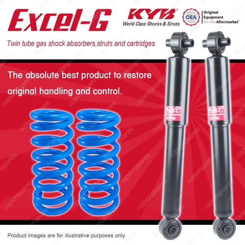 Rear KYB EXCEL-G Shock Absorbers Coil Springs for MITSUBISHI Colt RA RB RC RD RE