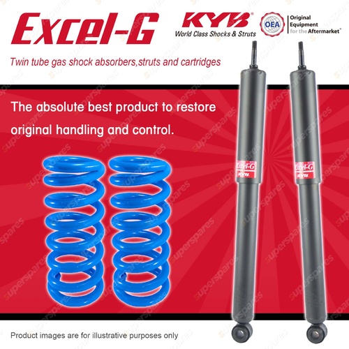 Rear KYB EXCEL-G Shock Absorbers + Standard Coil Springs for TOYOTA Tarago YR20R