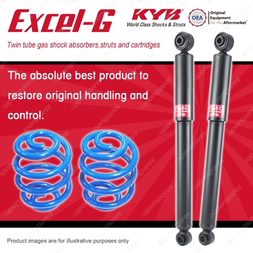 Rear KYB EXCEL-G Shocks Sport Low Coil Springs for MERCEDES BENZ Vito 108D 638