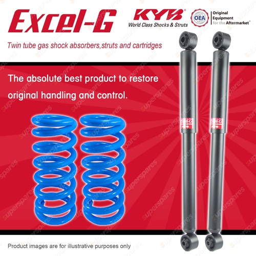 Rear KYB EXCEL-G Shock Absorbers + Raised Coil Springs for NISSAN Pathfinder R50